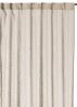 Rideau Zeff stonewashed en lin uni coloris naturel