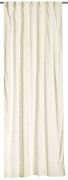 Rideau voile Zeff en lin/coton coloris craie 140x280 - Vivaraise