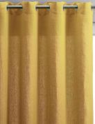 Rideau voile Zeff lin et coton absynthe 140x280 - Vivaraise
