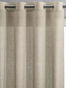 Rideau voile Zeff lin et coton naturel 140x280 - Vivaraise