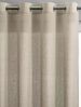 Rideau voile Zeff lin et coton naturel 140x280
