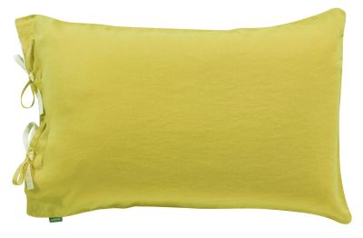 Taie d'oreiller Zéphyr en lin Stonewashed coloris Absynthe 50x75 - Vivaraise
