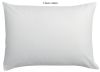 Taie d'oreiller uni Linco en coton/lin coloris Blanc 50x75