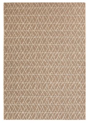 Tapis Adam en polypropylène/jute coloris Lin 120x170 - Vivaraise