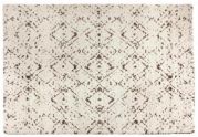 Tapis Albane polypropylène/jute coloris Neige 120x170 - Vivaraise