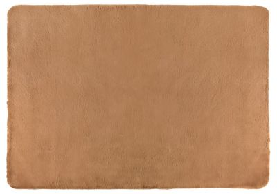 Tapis Eddy en polyester coloris Camel 120x170 - Vivaraise