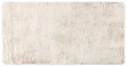 Tapis Eddy en polyester coloris Ivoire 70x140 - Vivaraise