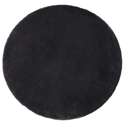 Tapis Eddy en polyester coloris Ombre rond Ø160 - Vivaraise