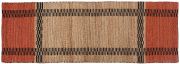 Tapis Eden en jute/coton coloris Marmelade 60x200 - Vivaraise