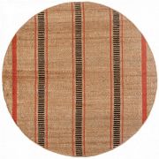 Tapis Eden en jute/coton coloris Marmelade rond Ø160 - Vivaraise