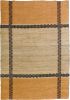 Tapis Eden en jute/coton coloris Ocre 160x230