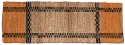 Tapis Eden en jute/coton coloris ocre 60x200 - Vivaraise