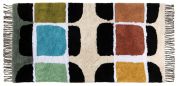 Tapis Ella coton coloris Multico 70x140 - Vivaraise