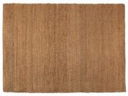 Tapis Elliot en jute/coton Bronze 120x170 - Vivaraise