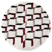 Tapis Erika en polypropylène coloris neige Ø160 - Vivaraise