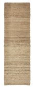 Tapis Jarod tissé main en jute uni naturel 60x200 - Vivaraise