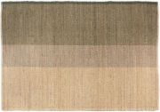 Tapis Karan en jonc de mer/coton coloris Thym 160x230 - Vivaraise