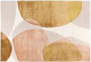 Tapis Lea en polyester/polypropylène coloris Bronze 160x230 - Vivaraise