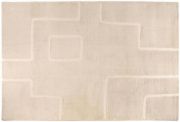 Tapis Louisa en polyester coloris Neige 200x290 - Vivaraise