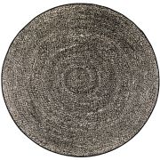 Tapis Malia polypropylène coloris Tonnerre rond Ø160 - Vivaraise