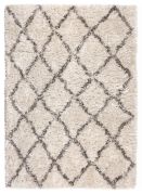 Tapis Malo en polyester Neige 160x230 - Vivaraise