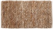 Tapis Micha en jute/polyester/coton coloris Naturel 60x110 - Vivaraise