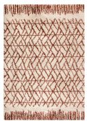 Tapis Param en polypropylène coloris Tomette 120x170 - Vivaraise