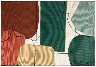 Tapis Romane en polypropylène/polyester coloris multicolore 155x230 - Vivaraise