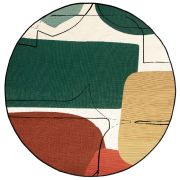 Tapis Romane en polypropylène/polyester coloris multicolore rond Ø160 - Vivaraise
