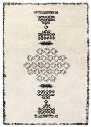 Tapis Sora en polypropylène aspect laine motifs berbère neige 120x170 - Vivaraise