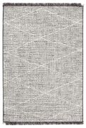 Tapis Tweed en polypropylène coloris perle 120x170 - Vivaraise