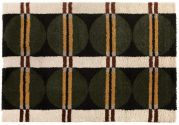 Tapis Yoni polypropylène/jute coloris Fougère 200x290 - Vivaraise
