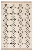 Tapis Zagora en polypropylène coloris Neige 120x170 - Vivaraise