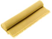 Tapis de bain Elly en coton uni Curry 54x110 - Vivaraise