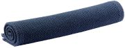 Tapis de bain Etia en coton uni encre 54x110 - Vivaraise