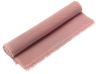 Tapis de bain uni Elly en coton coloris Blush 54x110