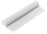 Tapis de bain uni Elly en coton coloris Neige 70x140 - Vivaraise