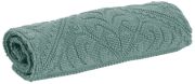 Tapis de bain uni Enzo en coton coloris Vert de gris 54x110 - Vivaraise