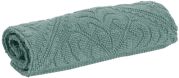 Tapis de bain uni Enzo en coton coloris Vert de gris 54x64 - Vivaraise