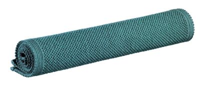 Tapis de bain uni Etia en coton coloris Vert de gris 54x110 - Vivaraise