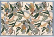 Tapis outdoor Dori polypropylène/polyester coloris Lagon 160x230 - Vivaraise