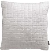 Coussin uni Swami en coton coloris Blanc 45x45 - Winkler