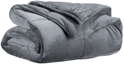 Couvre-lit Cocoon polyester gris 230x250 - Winkler