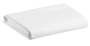 Drap housse Noche percale lavée unie blanc 180x200 - Winkler