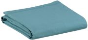 Drap housse Noche uni bleu lichen percale 180x200 - Winkler