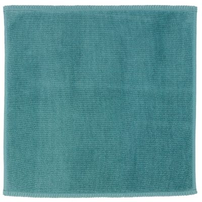 Essuie-mains Cali bleu lichen coton éponge 50x50 - Winkler