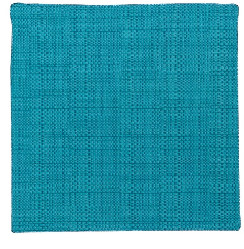 Galette de chaise Canna turquoise - Winkler