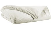 Housse de couette Noche uni blanc neige percale 200x200 - Winkler