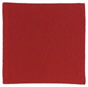 Lot de 2 serviettes de table Delia en coton/polyester coloris Tango 41x41 - Winkler