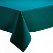 Nappe recyclée Delia coloris paon 170x170 - Winkler